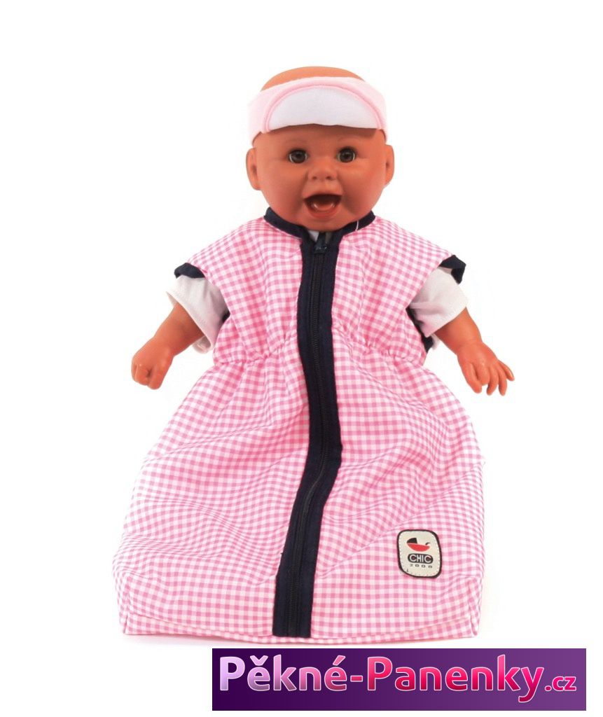 originalní španělské panenky pro děti kvalitní barevný spací dětský pytel pro miminko - panenky značky Bayer Chic určený pro nejmenší miminka panenky mluvící panenky ze Španělska pro děti