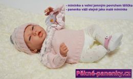 luxusní panenka miminko, která váží jako reálné malé miminko