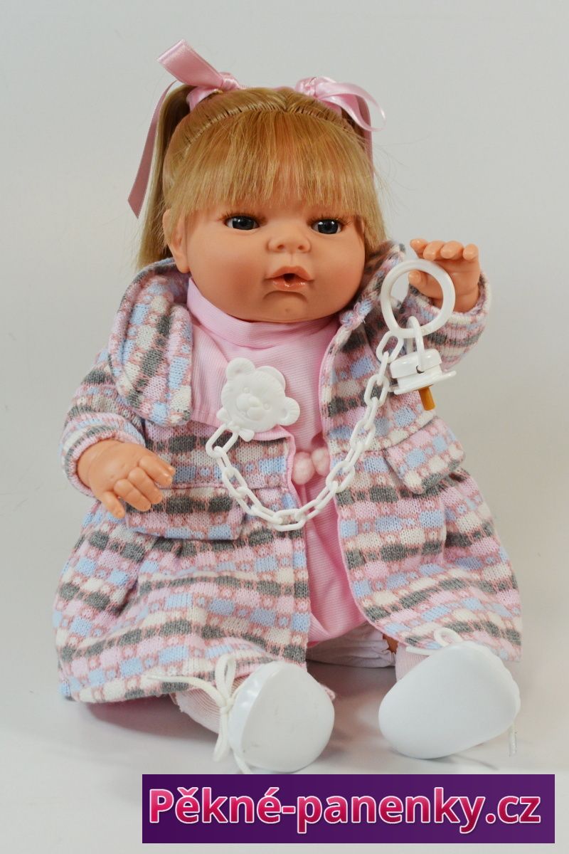 originalní španělské panenky pro děti realistická mluvící panenka s dudlíkem, panenky akce Berbesa mluvící panenky ze Španělska pro děti